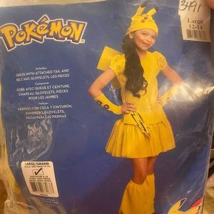 Girls Jr Pikachu Costume 12/14